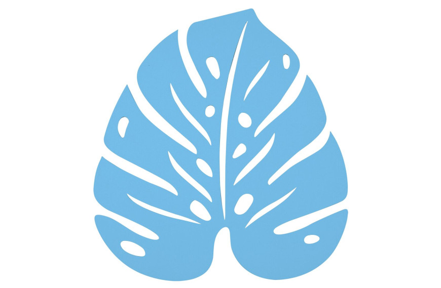 dessous de plat Monstera Fermob 24x22 cm design feuille acier outdoor