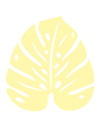 dessous de plat Monstera Fermob 24x22 cm design feuille acier outdoor