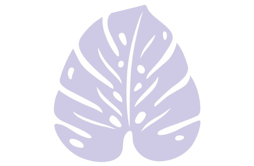 dessous de plat Monstera Fermob 24x22 cm design feuille acier outdoor