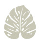 dessous de plat Monstera Fermob 24x22 cm design feuille acier outdoor