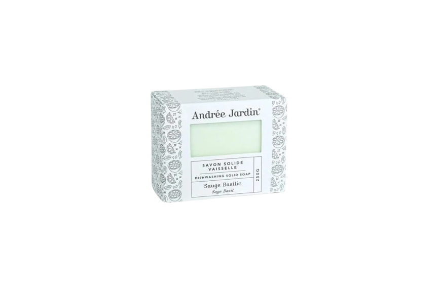 savon solide vaisselle Andrée jardin sauge basilic produit vaisselle écologique