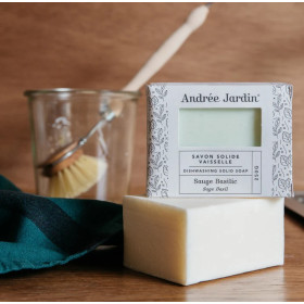 savon solide vaisselle Andrée jardin sauge basilic produit vaisselle écologique