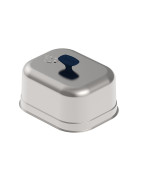 Cloche de cuisson inox ENO pour plancha, avec évent vapeur réglable et poignée froide