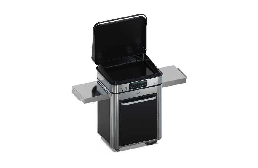 Plancha électrique COMBO ENOSIGN 65 Inox - ENO sur chariot, cuisson haut de gamme en extérieur
