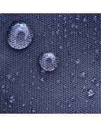 Housse de cuisine extérieure d’angle ENO 60 ou 80 cm, toile PVC déperlante noire avec fermetures éclair et sangle de maintien