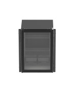 Cuisine extérieure MODULO ENO avec frigo 115L noir inox pour conserver aliments et boissons au frais