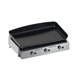 Plancha à gaz INITIAL 65 inox 3 feux ENO pour cuisine extérieure