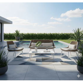 Salon bas de jardin COMO / 4 places - OCEO