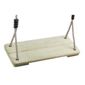 balançoire bois imprégné 44 x17.5 cm pour portique de jardin extérieur