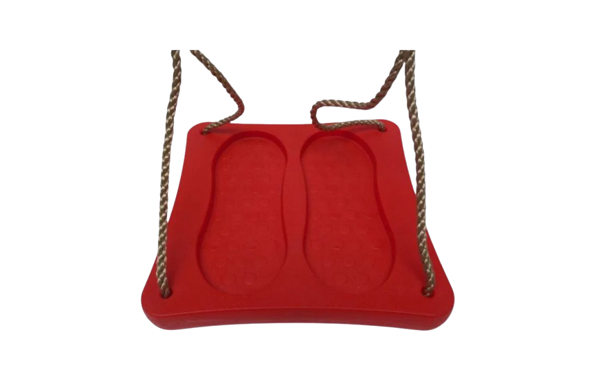 balançoire debout plastique 36x36 cm avec corde PP pour portique extérieur