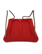 balançoire debout plastique 36x36 cm avec corde PP pour portique extérieur