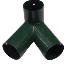 raccord angle balançoire rond vert DIA. 10.2 cm pour portique sécurisé extérieur