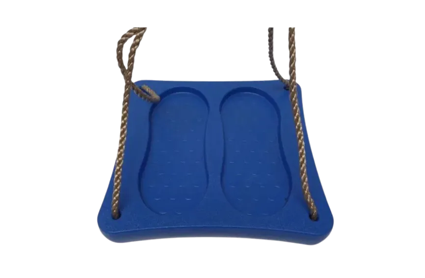 balançoire debout plastique 36x36 cm avec corde PP pour portique extérieur