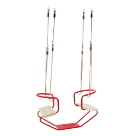 balançoire duo métal pour enfants usage extérieur jardin