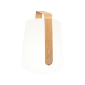Lampe nomade LED bambou Fermob Balad² H38 cm rechargeable intérieur extérieur