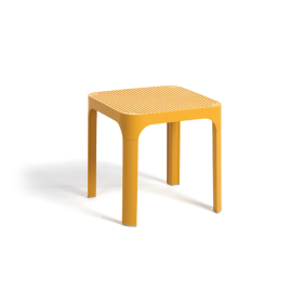 Table basse de jardin NET 40x40 cm NARDI avec plateau ajouré traité anti-UV