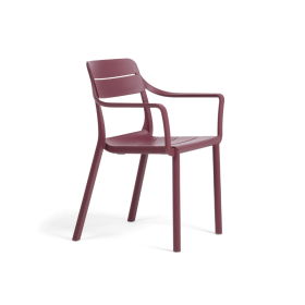 Fauteuil de jardin repas CASSIA NARDI en polypropylène fiberglass traité anti-UV