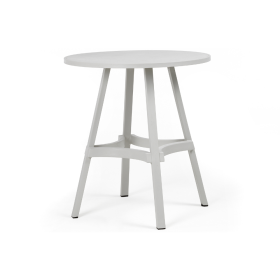 Table de jardin COMBO Ø70 cm NARDI ronde en résine anti-UV effet mat