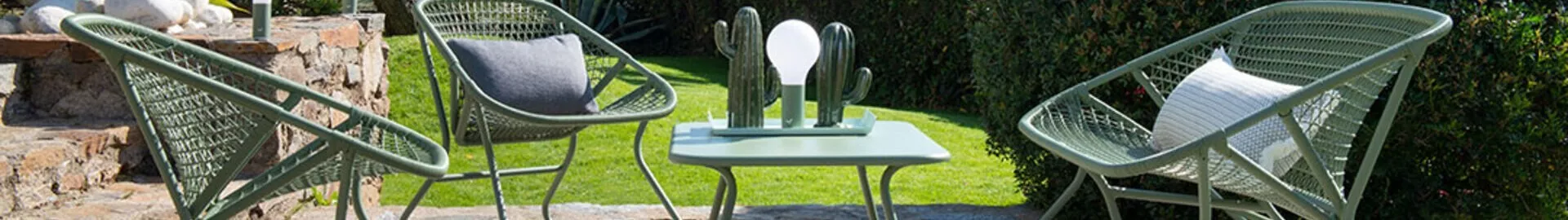 Salon bas de jardin