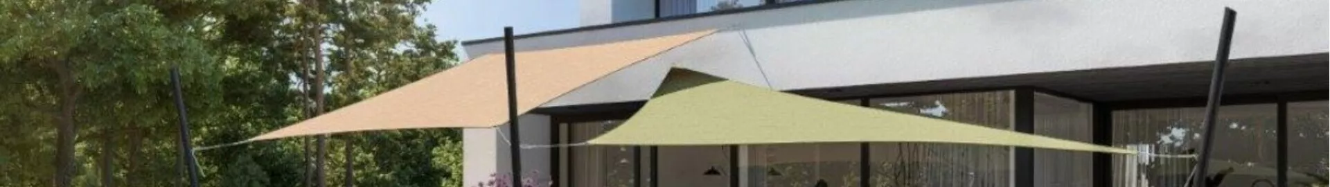 Voile d'ombrage jardin