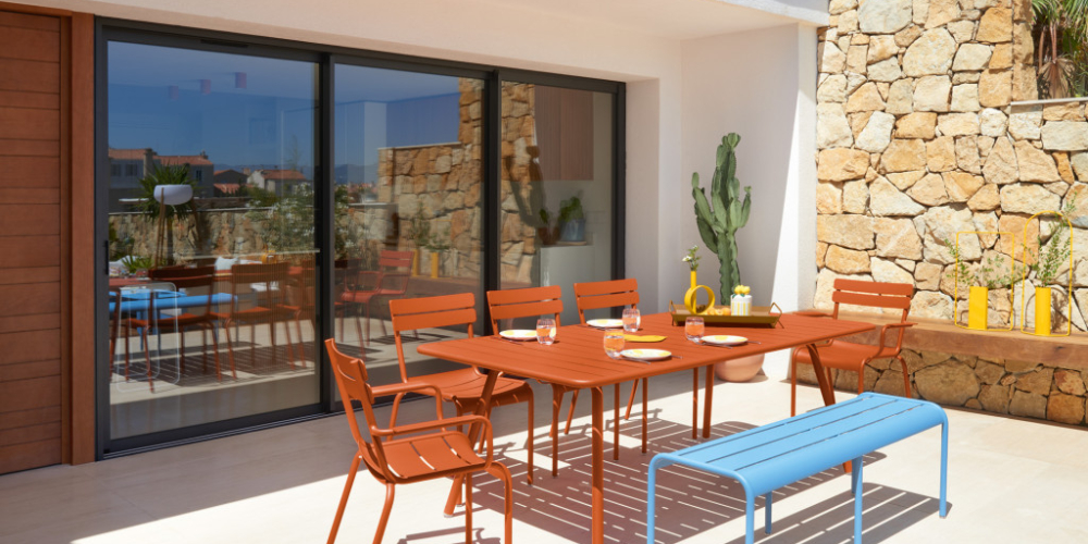 Orange Confite Fermob : Quand le mobilier de jardin devient vitaminé